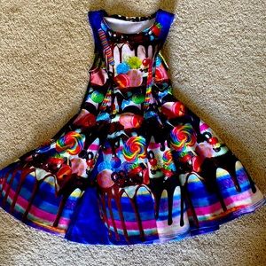 Girls Terez ice cream sundae skater dress (xl equivalent to about a 6 or 7)